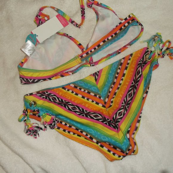NWT Jantzen Girls Bikini Bathing Suit 2 pc 14 - Picture 4 of 5